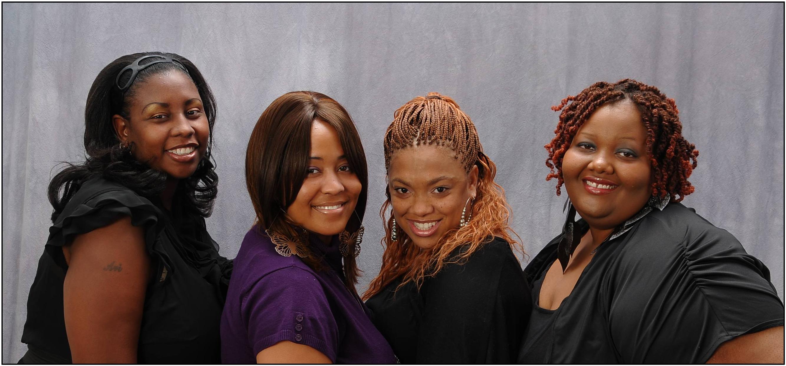 (L to R) Aviane Livingston, Fundraising Director; Tiffanie McNeil, Founder & President; Danielle Dzidzienyo, Treasurer/Partnerships & Contracts Director; Tiana Beard, M.Ed., Education & Marketing Director